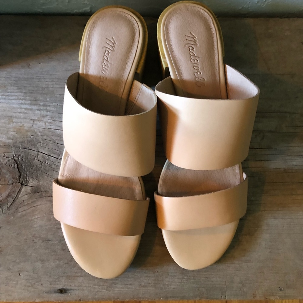 Madewell heeled slides. Brand New in box.